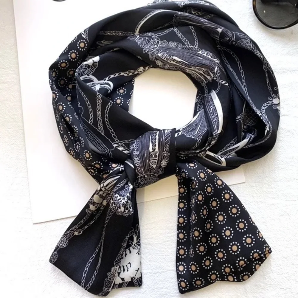 Mixed Mono Lux Scarf Multicolor Design, Summer Scarf